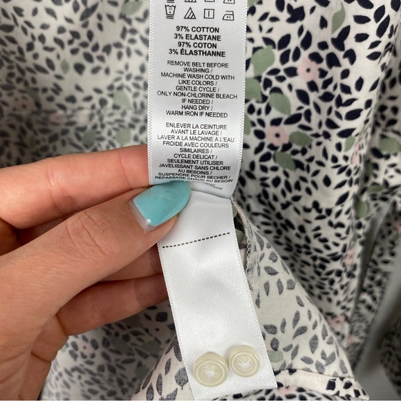 UNTUCKIT For Her Phoebe Floral Print
Long Sleeve Button Shirt Dress Size 6 - Picture 11 of 11